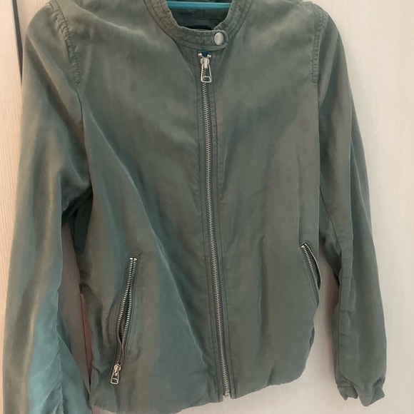 GAP sage green bomber jacket size small - Picture 6 of 10